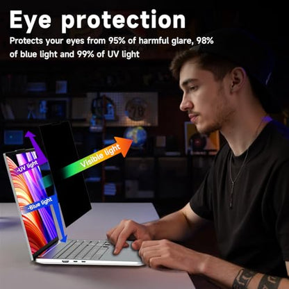 Laptop Privacy Screen 14 Inch 16:10 Aspect Ratio, Removable - size: For Laptop 14 Inch 16:10