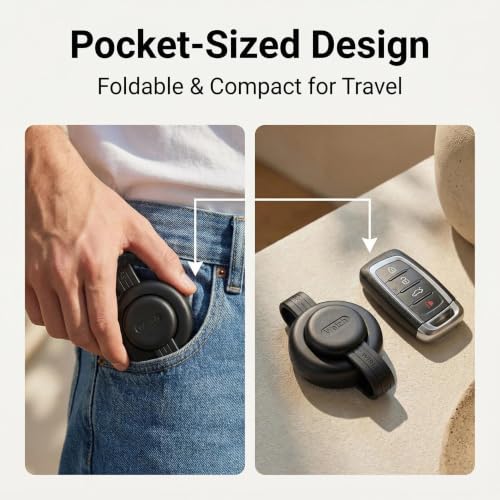 3-in-1 Wireless Charging Station, Foldable Pocket-Sized USB-C Fast Charger