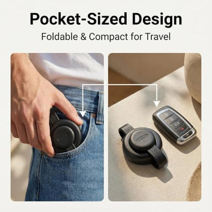 3-in-1 Wireless Charging Station, Foldable Pocket-Sized USB-C Fast Charger