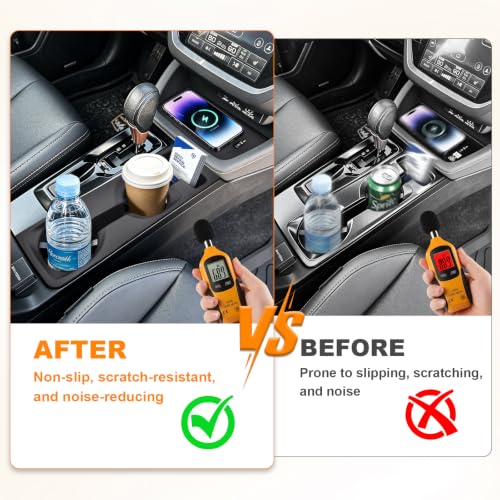 Cup Holder Insert and Charging Mat for 2026 Subaru Forester Accessories - size: for 2026 Subaru Forester Accessories