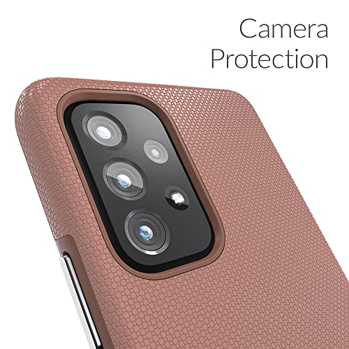 Crave for Samsung Galaxy A53 Case, Shockproof Protection Dual Layer Case for Galaxy A53 5G (6.5 inch) - Blush - color: Blush