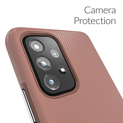 Crave for Samsung Galaxy A53 Case, Shockproof Protection Dual Layer Case for Galaxy A53 5G (6.5 inch) - Blush - color: Blush