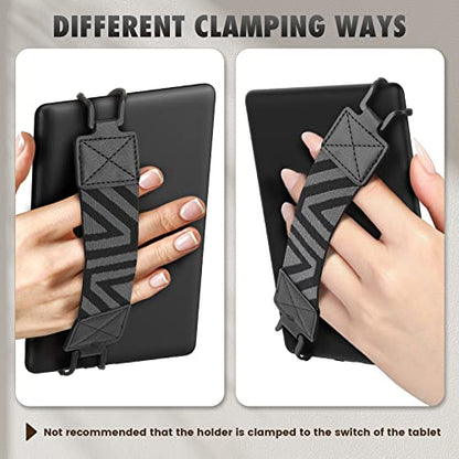 MoKo Security Hand-Strap for 6-8" Kindle eReaders Fire Tablets, Black - color: 1-black, style: Patterned Strap