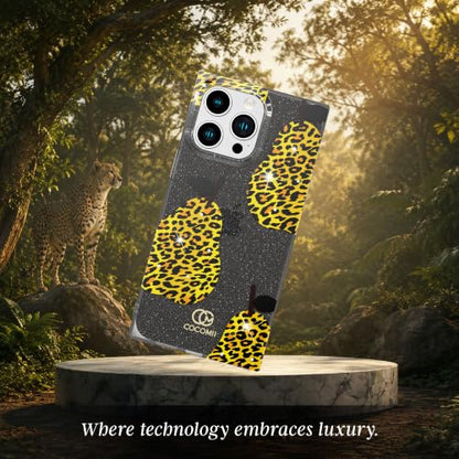 COCOMII Rectangle for iPhone 14 Pro Case, Leopard Pear | Compatible with MagSafe Wireless Charging, Shockproof 10ft Drop Protection, Camera & Screen Protection, Premium Glossy Finish - color: Leopard Pear, size: iPhone 14 Pro (6.1")