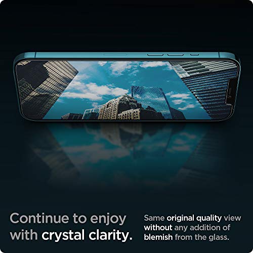 Spigen GlasTR EZ FIT Screen Protector for iPhone 12 Pro Max (6.7 inch) - size: iPhone 12 Pro Max