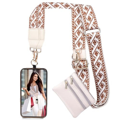 XANGNIER Clip and Go Strap for Phone with Wallet Crossbody,Multicolor 2 - color: Multicolor 2