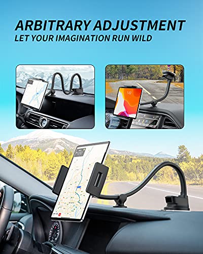 ICARMOUNT Tablet Car Mount Windshield Dashboard Gooseneck iPad Holder