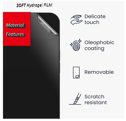 For iPhone Air 6.5“ Back Screen Protector Ultra Thin Glossy Protective Film -2 Packs-High Transparency - color: iphone air back protector