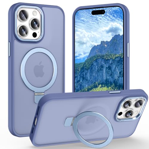 Magnetic for iPhone 15 Pro Case with Ring Stand, Sierra Blue - color: Sierra Blue, size: Iphone 15 Pro 6.1 inches