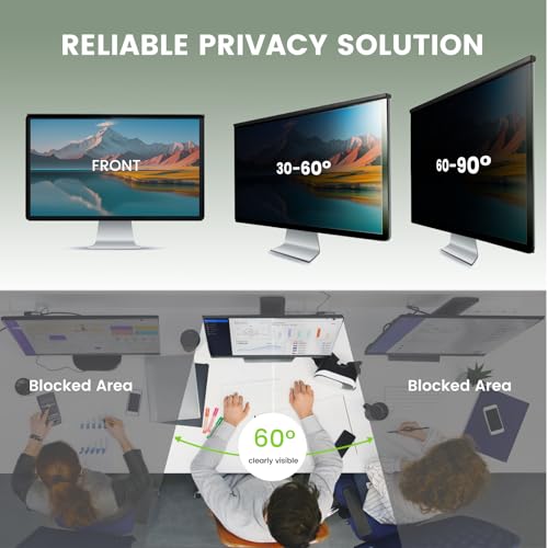 [5 Pack] 24 Inch Computer Privacy Screen Filter for Monitor 16:9