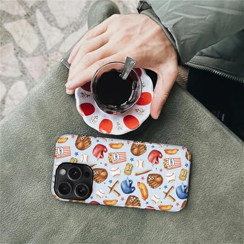 Case for iPhone 14 Pro Max, Shockproof Hybrid Protective Phone Case, Dual-Layer Drop Protection Anti-Scratch, Baseball Fun - color: Baseball Fun, size: iPhone 14 Pro Max