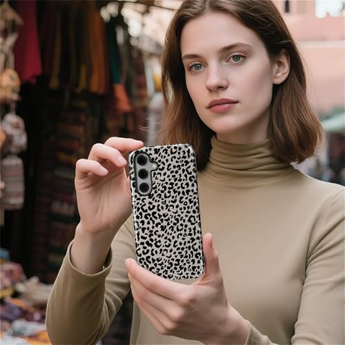 Case Compatible with Samsung Galaxy S23 FE, Hybrid 2-Layer Hard Shell Protection Case, Shockproof Protective Tough Phone Cover, Animal Leopard Print - color: Animal Leopard Print, size: Samsung Galaxy S23 FE