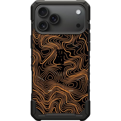 EGO TACTICAL UAG Urban Armor Gear Pathfinder case Compatible with MagSafe iPhone 17 Pro Max [6.9" Screen] Special Edition Print - Black Gold Topography - color: Black Gold Topography, size: iPhone 17 ProMAX (6.9")