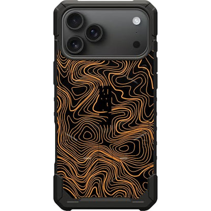 EGO TACTICAL UAG Urban Armor Gear Pathfinder case Compatible with MagSafe iPhone 17 Pro Max [6.9" Screen] Special Edition Print - Black Gold Topography - color: Black Gold Topography, size: iPhone 17 ProMAX (6.9")