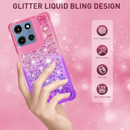 for Moto G 2025/2026 Case, Moto G Play 2026 Phone Case, Pink Purple - color: Pink Purple