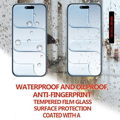 Anti Blue Light Screen Protector For iPhone Air Tempered Glass Film 2-Pack with Easy Alignment Tool