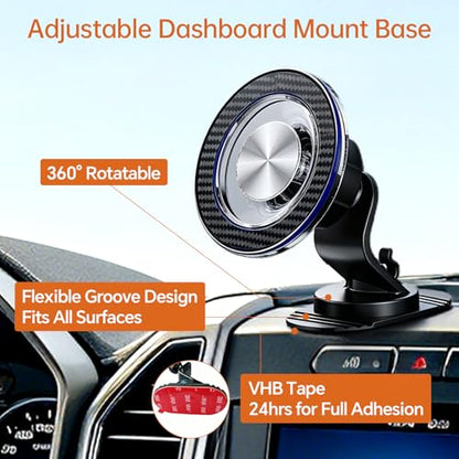 Air Vent Phone Mount for Car, Magnetic for MagSafe & Dashboard