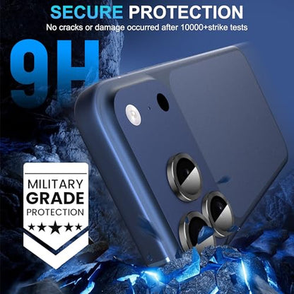 Suoman 2-Pack for iPhone 17 Pro / 17 Pro Max Camera Lens Protector -Black - color: Black