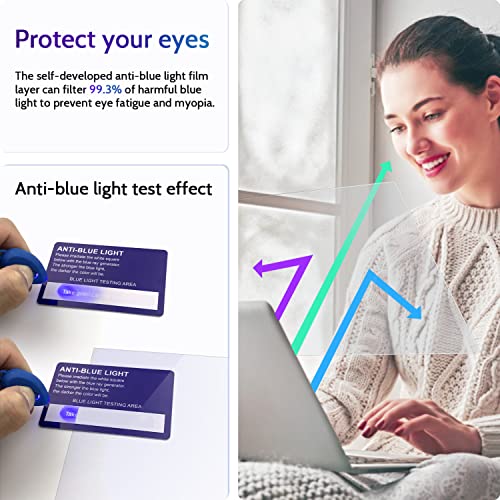 Peslv 3 Pack 11.6 Inch 16:9 Anti Blue Light Screen Protector for Laptop - size: Laptop 11.6" 16:9 Aspect