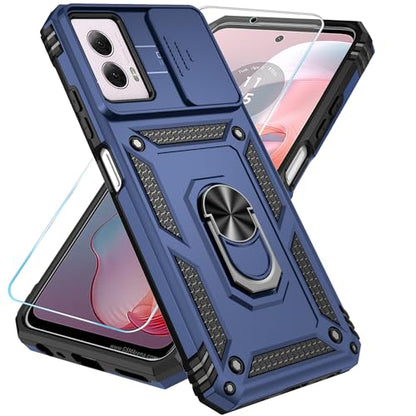 SunStory for Motorola Moto G Power 5G 2024 Case with Kickstand,Blue - color: Blue