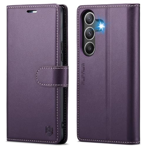 FLIPALM Wallet Case for Samsung Galaxy S26 6.3", Purple | Card Holder, RFID Blocking, PU Leather Folio Flip, Kickstand, Protective Shockproof Cover - color: Purple, size: Samsung Galaxy S26