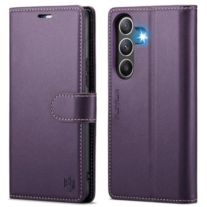 FLIPALM Wallet Case for Samsung Galaxy S26 Plus/S26+ 6.7", Purple | Card Holder, RFID Blocking, PU Leather Folio Flip, Kickstand, Protective Shockproof Cover - color: Purple, size: Samsung Galaxy S26 Plus