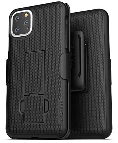 Encased iPhone 11 Pro Belt Clip Case (2019 DuraClip) Ultra Slim Cover with Holster (Black) - size: iPhone 11 Pro