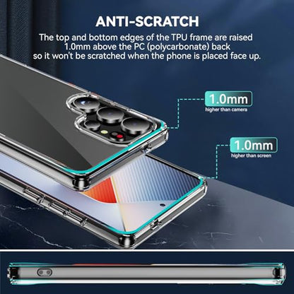 DEERLAMN Clear Phone Case for Samsung Galaxy S26 Ultra, Transparent Anti-Scratch Non-Yellowing Ultra Slim Fit Shockproof Drop Protection Phone Cover - size: Samsung Galaxy S26 Ultra