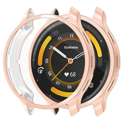 [5Pack] RICHONE Screen Protector Compatible with Garmin Venu 3 Cases for Venu 3 45mm Smartwatch Cases Resist Scratched Full Cover Flexible TPU Screen Protectors for Women Men - size: Venu 3 45mm