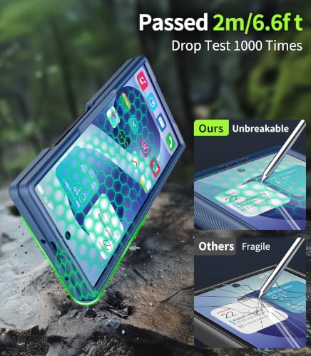 Cozycase for Samsung Galaxy Z Fold 8 Ultra /Z Fold 7 Case with Kickstand - color: Blue