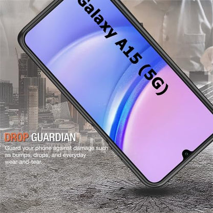 Battery Case for Galaxy A15, Enhanced 10000mAh Portable Protective Wireless Charging Case Support Carplay Compatible with Galaxy A15 (6.5 inch) Rechargeable Extended Battery Charger Cover - Black - size: for Galaxy A15