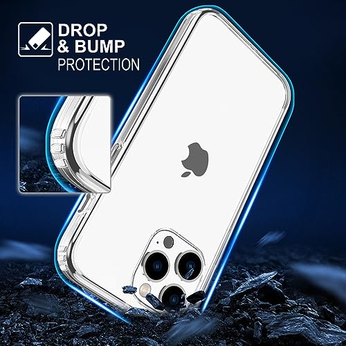 TENOC Phone Case Compatible with iPhone 11 Pro Max, Clear Case Anti-Yellowing Protective Bumper Hard Back Cover for 6.5 Inch - color: Clear Anti-Yellowing, size: iPhone 11 Pro Max
