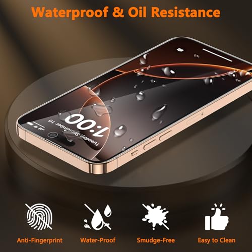 3 Pack for iPhone 16 Pro Max Screen Protector[Not Glass], Non-breakable Ultra Thin Flexible PET Film for iPhone 16 Pro Max with [Easy Installation Tray], Scratch-Resistant, HD Clear - size: iPhone 16 Pro Max
