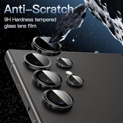 JETech Camera Lens Protector for Samsung Galaxy S24 Ultra, Black, 1 Set