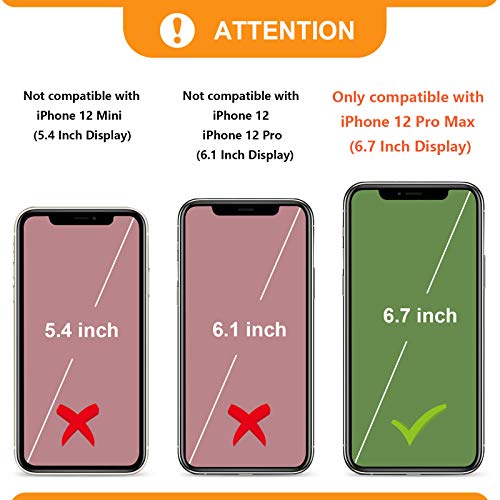 Bocasal Multi-Slot Crossbody Wallet Case for iPhone 12 Pro Max, Mint Green | RFID Blocking PU Leather Purse Case with Card Holder, Handbag Flip Cover with Zipper Wrist Strap Lanyard for Women 6.7 Inch - color: Green