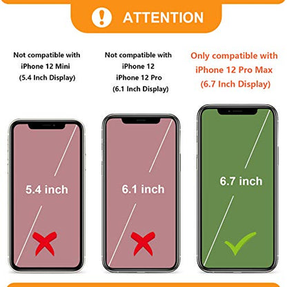 Bocasal Multi-Slot Crossbody Wallet Case for iPhone 12 Pro Max, Rose Gold | RFID Blocking PU Leather Purse Case with Card Holder, Handbag Flip Cover with Zipper Wrist Strap Lanyard for Women 6.7 Inch - color: Rose Gold