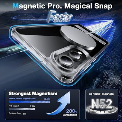 for Samsung Galaxy S25 Edge Case with MagSafe - color: Clear, size: Galaxy S25 Edge with Stand