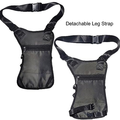 Thigh Pack, Larswon Leg Bag Thigh Pouch Bag Tactical Waist Bag Motorcycle Bag Waterproof - color: D- Teal