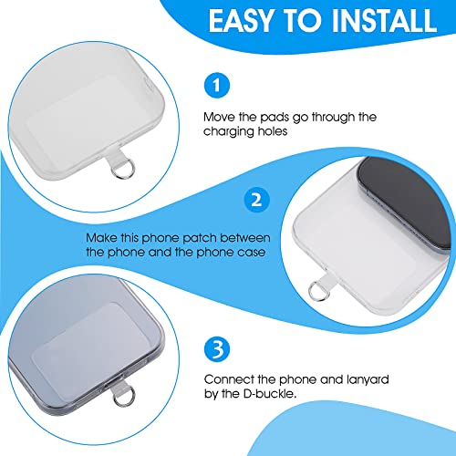cobee Universal Phone Tether Tabs, 4 Pcs D-Buckle Lanyard Replacement Part