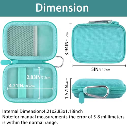 khanka Hard Case for Anker A1665/A1664 Slim Magnetic Charger,Green - color: Green