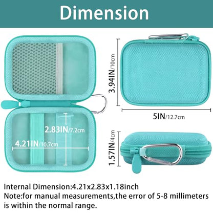 khanka Hard Case for Anker A1665/A1664 Slim Magnetic Charger,Green - color: Green