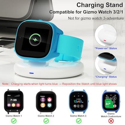 Compatible with Gizmo Watch 3/2/1 Charger,Magnetic Portable Charging Dock