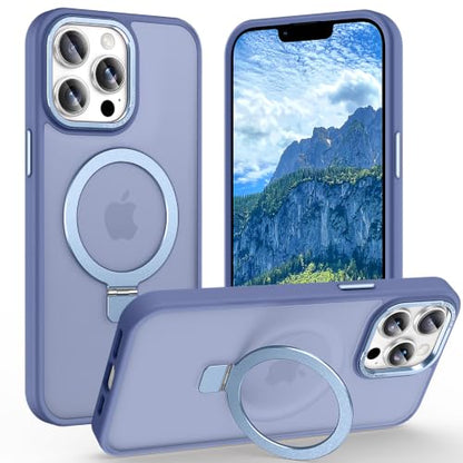 Magnetic for iPhone 13 Pro Case with Ring Stand, Sierra Blue - color: Sierra Blue, size: Iphone 13 Pro 6.1 inches