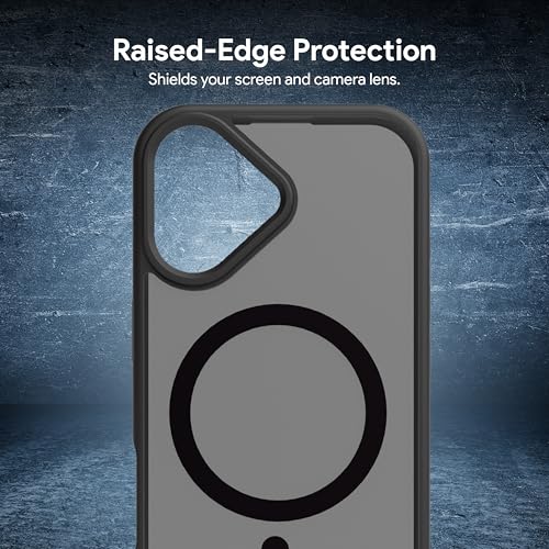 Incipio - Fog iPhone 17, Magsafe Compatible Phone Case, 10ft Drop Tested, Ultra Durable & Shock Absorbing, Scratch Resistant & Slim Profile (Black) - color: Black, size: iPhone 17