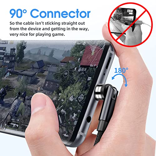 Magnetic Charging Cable, 7-Pack 540° Rotating Magnetic Phone Charger-Black - color: Black