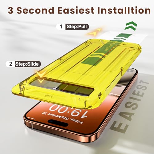 Fotbor Compatible for iPhone 17 Pro Max Privacy Screen Protector 6.9 Inch 2 Pack, [Face ID Support] True 23° Anti Spy Tempered Glass with [Auto Dust Installation], 12 FT Military-Grade Protection [Zero Bubble] Case Friendly