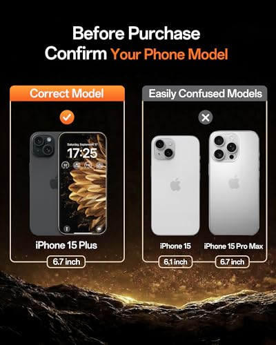 UNBREAKcable Privacy Screen Protector for iPhone 15 Plus - 3 Pack - size: iPhone 15 Plus