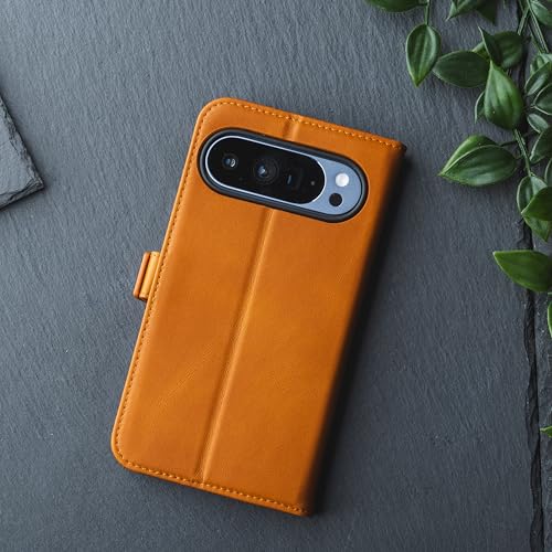 Google Pixel 10 Pro XL Metro Leather Wallet Phone Case - color: Metro Tan