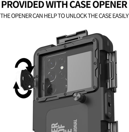 Hllhunkhe Universal Underwater Phone Case for Snorkeling, Professional Diving Waterproof Phone Case for iPhone 7-17 Pro/Pro Max/Plus/Mini, Galaxy S10-S25 Ultra/Plus and Most Phones,Black - color: Black
