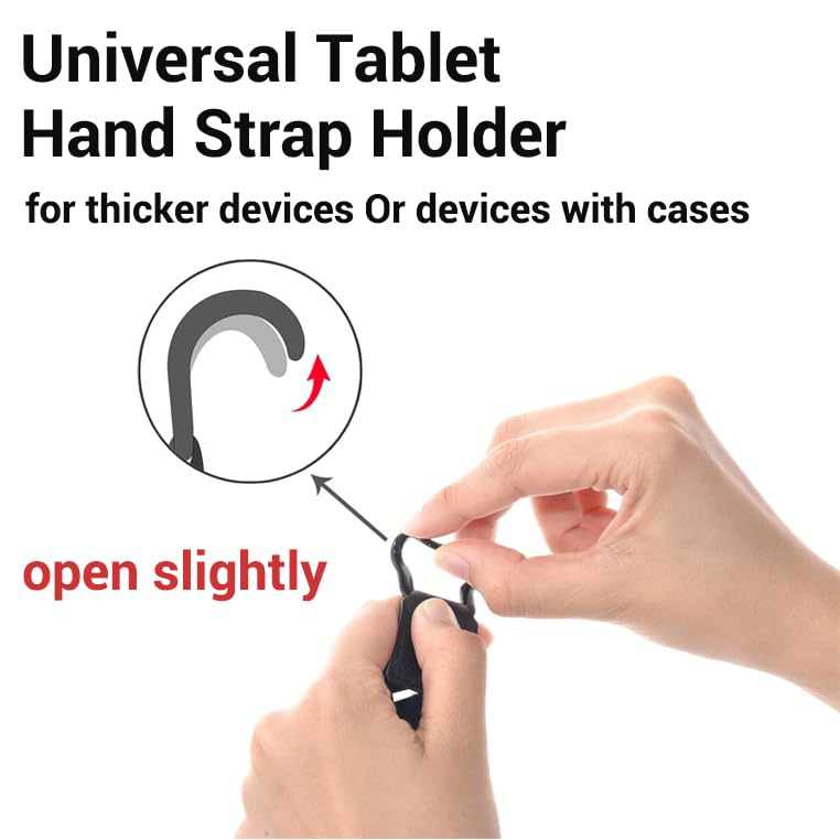 Security Hand-Strap for 6-8" Kindle eReaders Fire Tablet - Kindle/Kobo/Voyaga/Lenovo/Sony Kindle E-Book Tablet, High-Elasticity Versatile Hand Strap Lightweight Finger Grip Holder,Green - color: Green